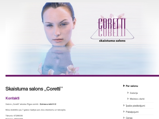 Coretti salons-frizētava, LSB, SIA