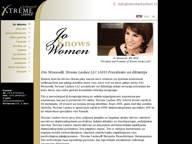 Xtreme Lashes Baltic salons, XLB, SIA